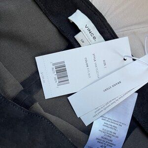 New Vince Suede Cropped Leggings Pants